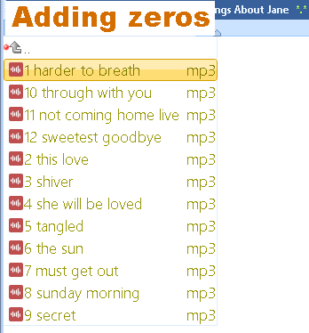 oMega Commander Features. Sequential renaming.